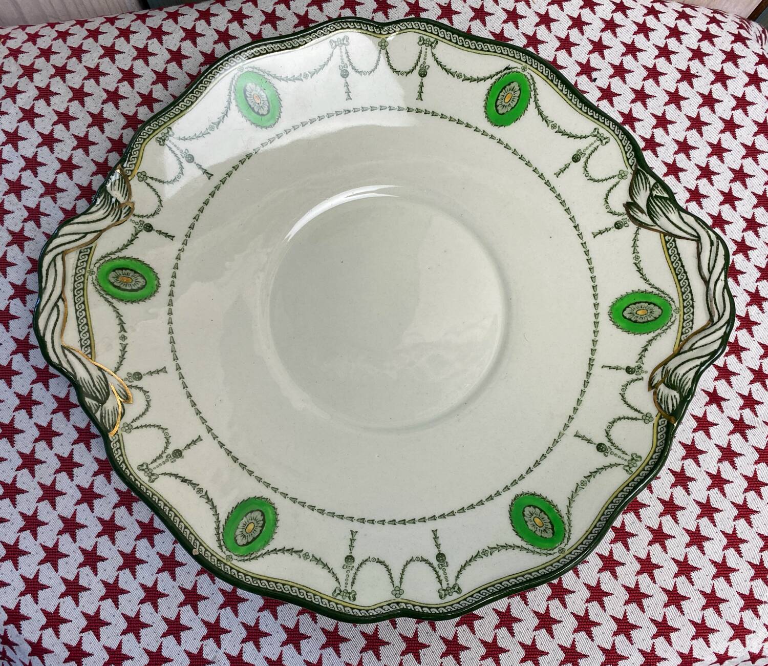 Antique Royal Doulton Earthenware Cake Plate