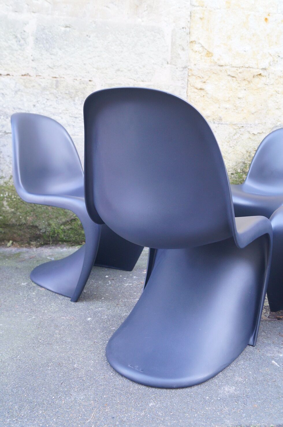 Verner Panton Vitra chairs set