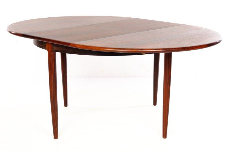 Landscape table by Niels Otto Moller rosewood on plywood