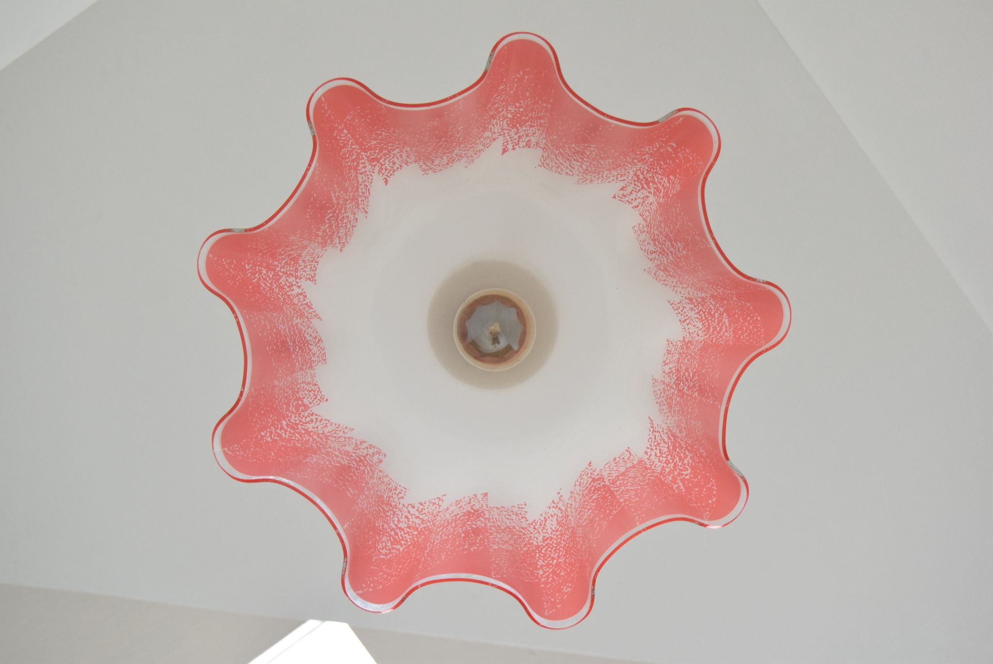 Mid-century Glass Pendant,1980