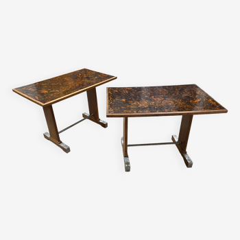 Pair of bistro tables from the 1950s