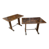 Paire tables bistrot année 50