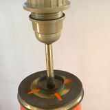 70's dual-light opaline lamp