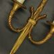 Pair of Louis XVI style wall lights - Lucien GAU, Paris