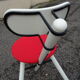 TRIO folding chair Calligaris designed by Roberto Lucci & Paolo Orlandini in the 80s.
