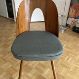 4 chaises du designer Tcheque Antonin Suman pour Tatra Nabytok