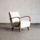 Fauteuil lounge par Jindrich Halabala, années 1940
