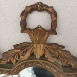 Vintage resin gold mirror