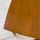 Scandinavian "boomerang" two-sided teak desk Midtjydsk Mobelfabrilk