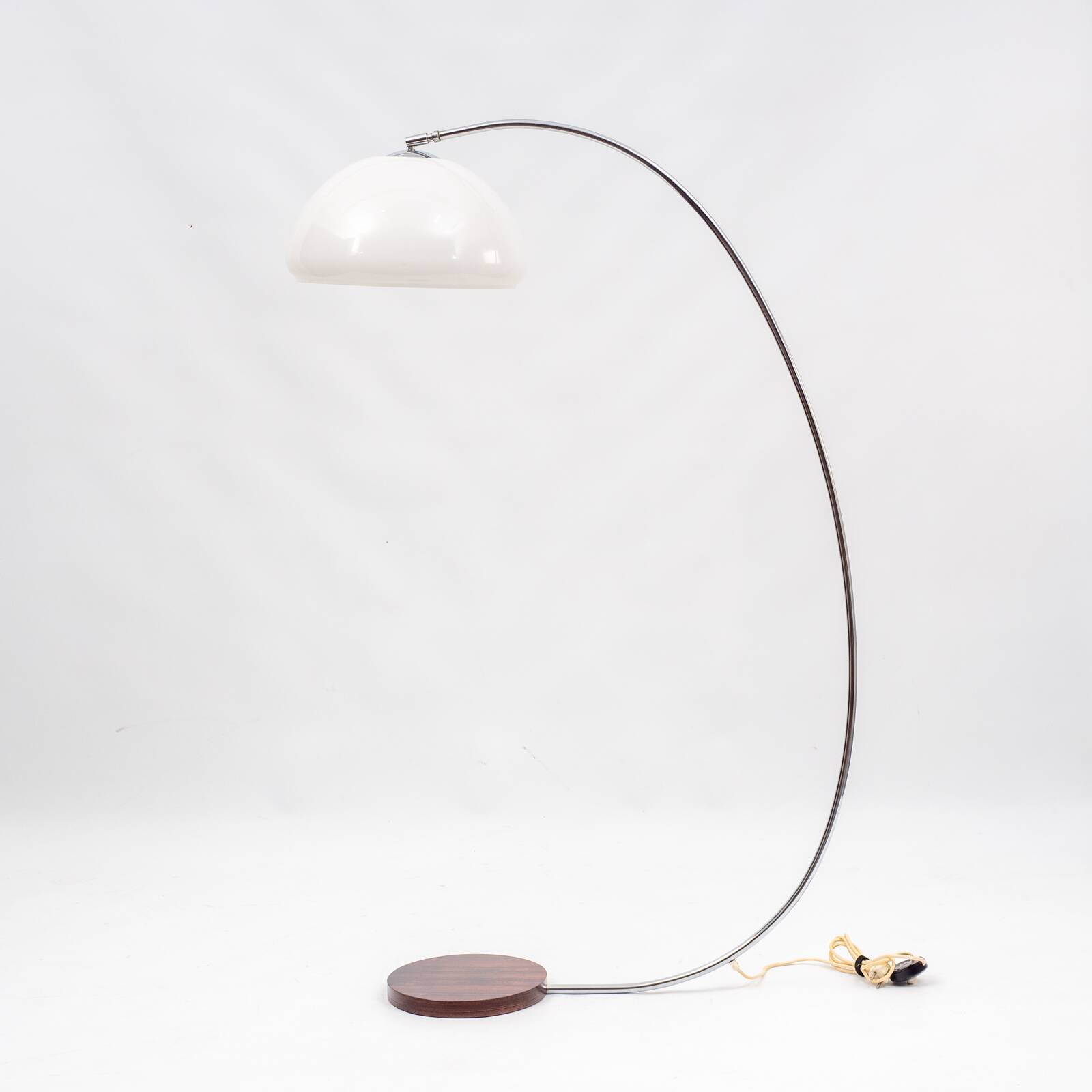 Arc lamp, 70s, rosewood base
