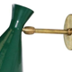 Paire d'appliques murale cocotte vert canard