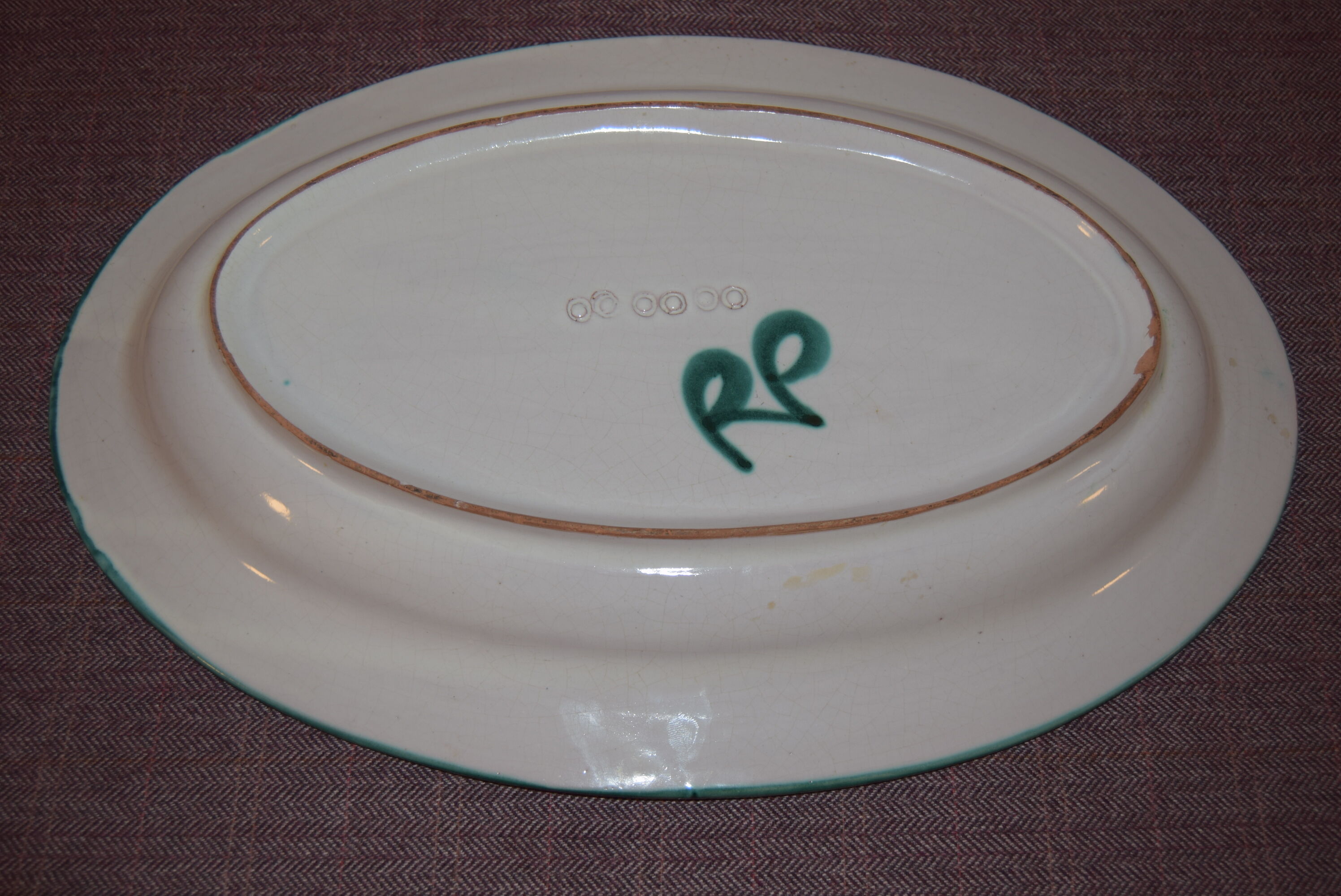 Plat en céramique Vallauris de Robert Picault