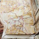 Patinated locker room