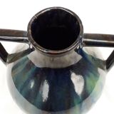 Signed stoneware vase