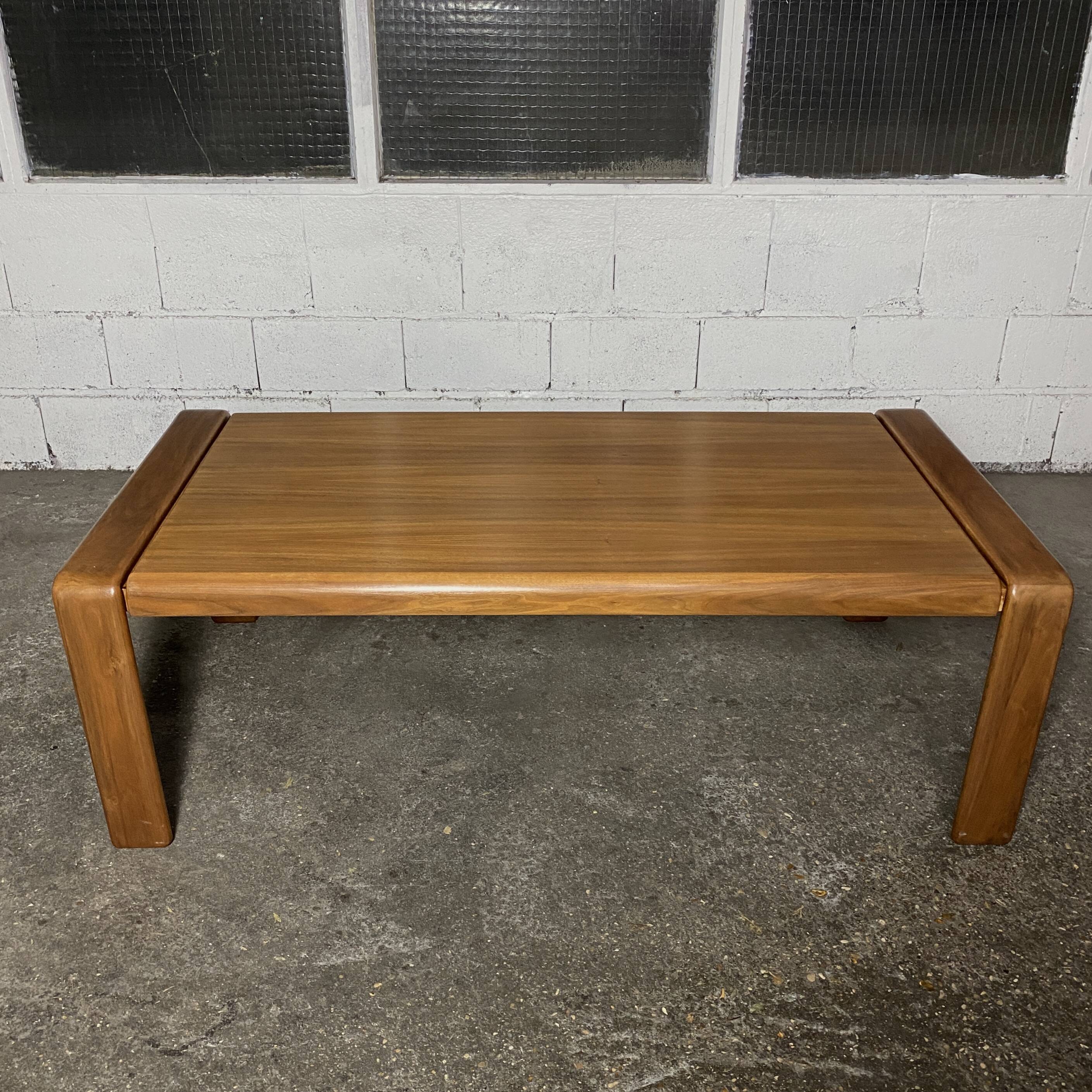 Vintage Scandinavian teak coffee table, 1960