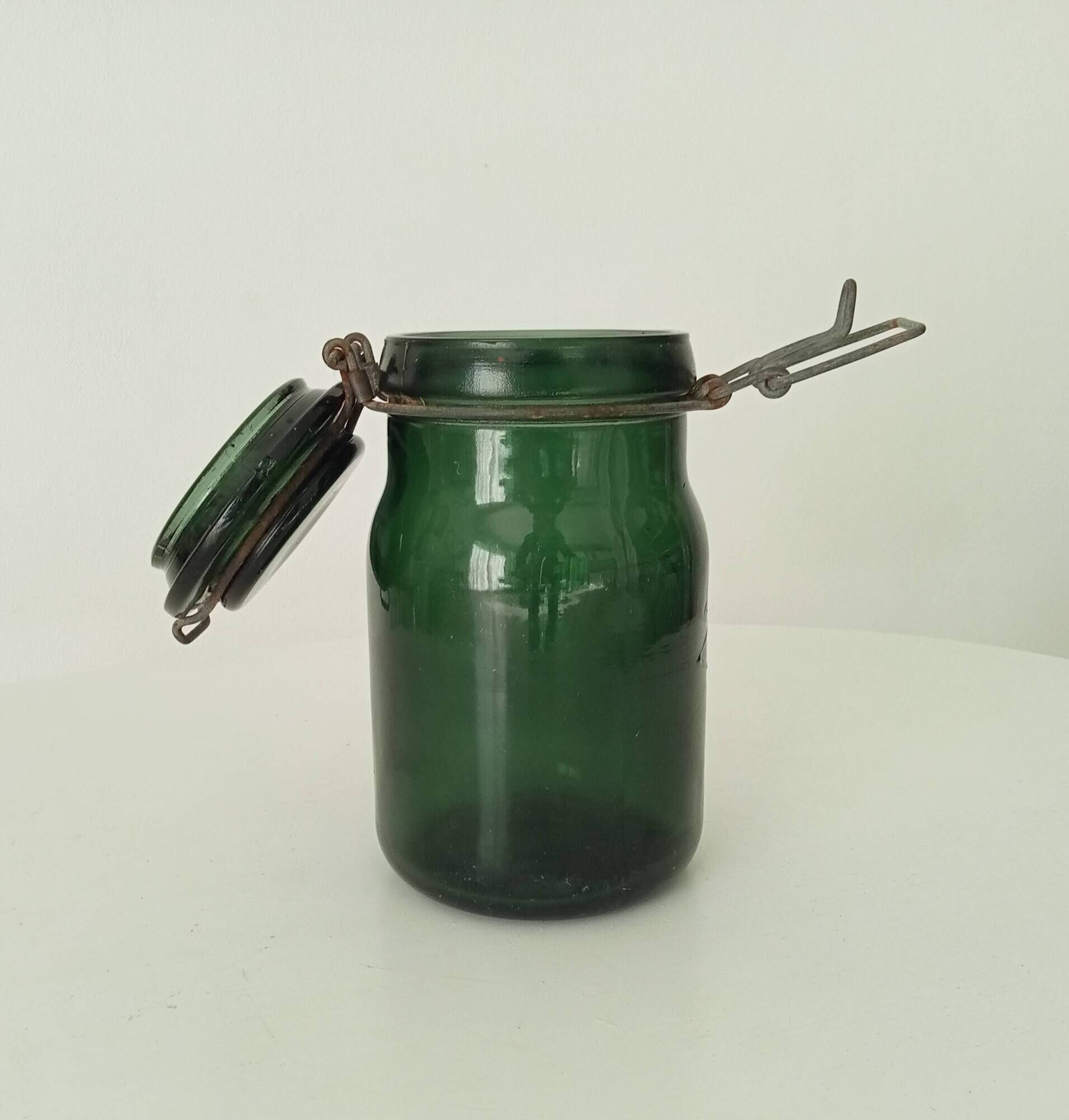 Set of 4 old Noga jars from the 30s/40s