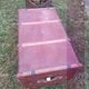 Old mail trunk in zinc