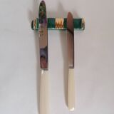 Set of 12 Bakelite table and dessert knives