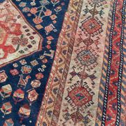 Ancient Persian carpet ghashghai 120x212cm