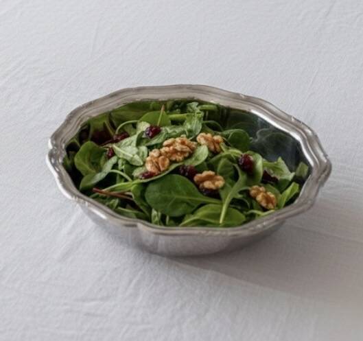 Set of stainless steel dishes - 1980s design