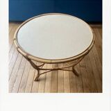 Table basse en rotin