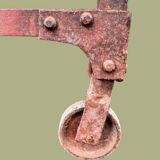 Old workshop furniture, industrial shelf