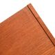 Table de chevet scandinave vintage en teck avec trois tiroirs