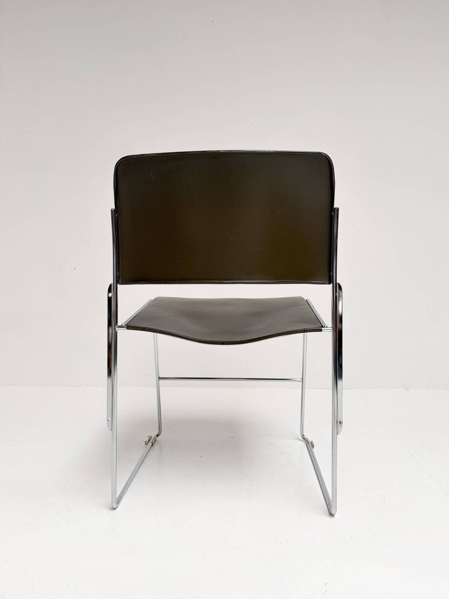 Set of 6 stacking chairs by David Rowland for HOWE, 1968