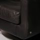 Italian modern leather swivel lounge chair steel by Natuzzi, Italy 1970