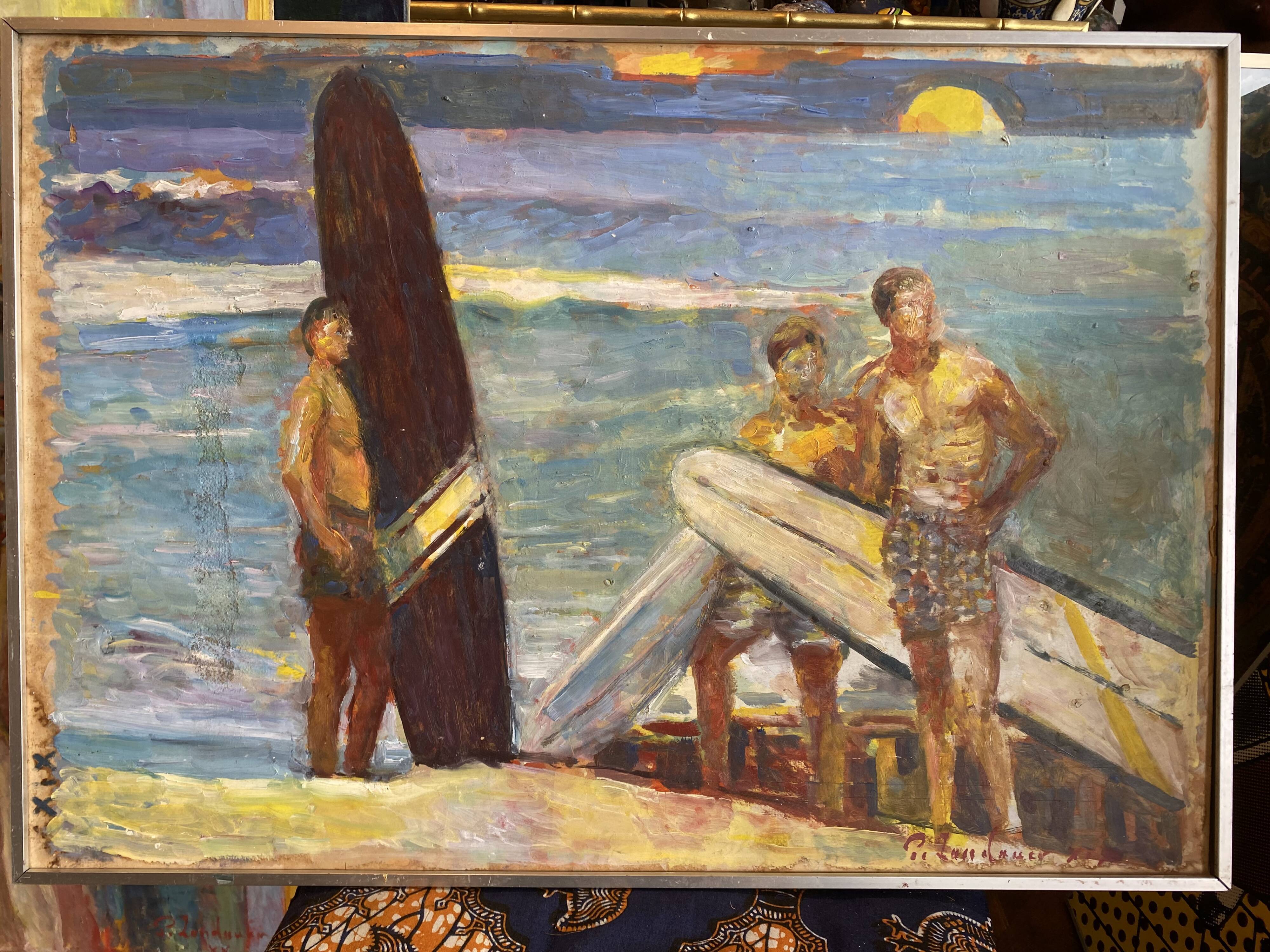 Painting Patrice Landauer