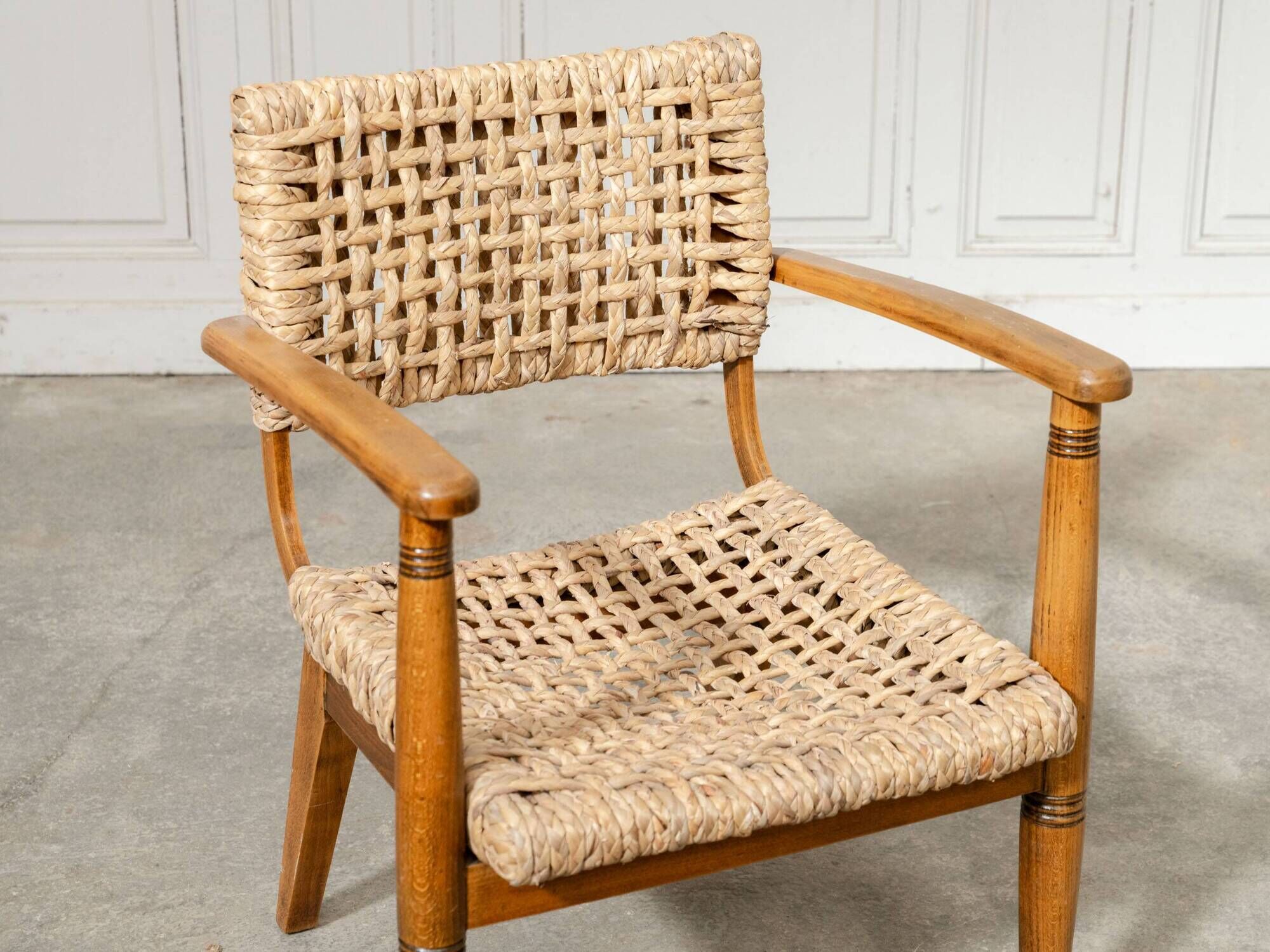 Vintage armchair by A. Audoux & F. Minet, Vibo Vesoul edition