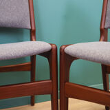 Set of five rosewood chairs, Danish design, 70s, made by Henning Kjaernulf