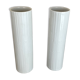 Set of 2 Abstract Op Art Vase Tapio Wirkkala Rosenthal Studio Line Germany 1980s
