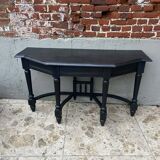 Black wooden console
