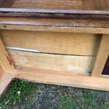 Vintage René Gabriel sideboard with 2 doors and 4 drawers in beech.
