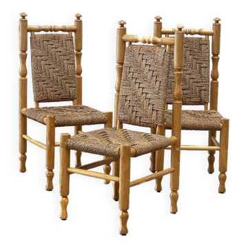 set of 3 sidechairs / dining chairs