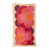 Tapis Desso Space Age, années 1970, beige avec des tons de baies.