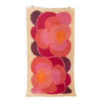 Desso Space Age carpet, 1970s, beige with berry tones