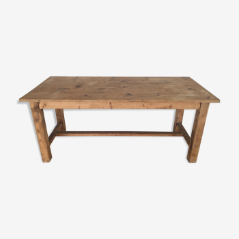 Old wood farm table