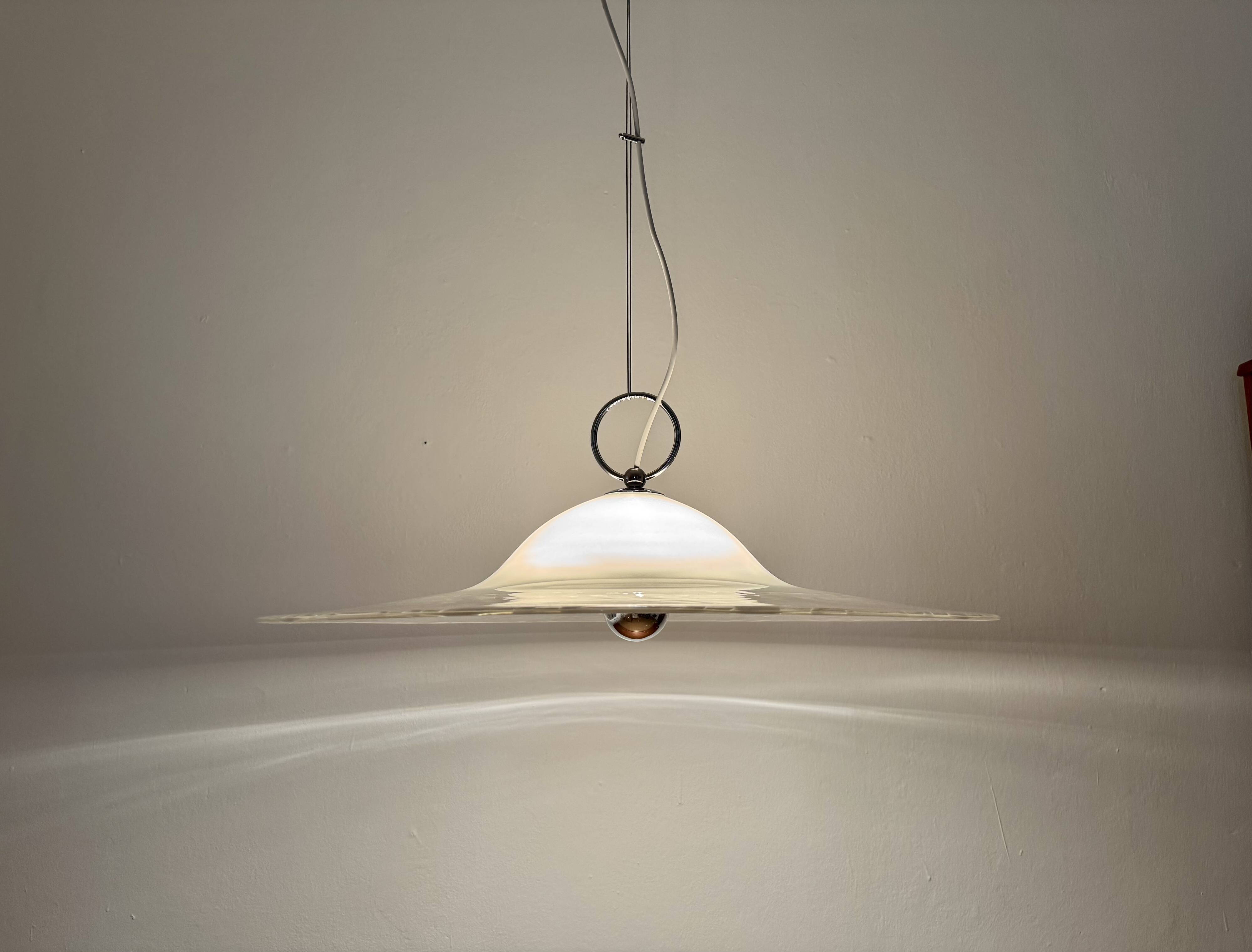 Large Murano Glass Pendant Lamp