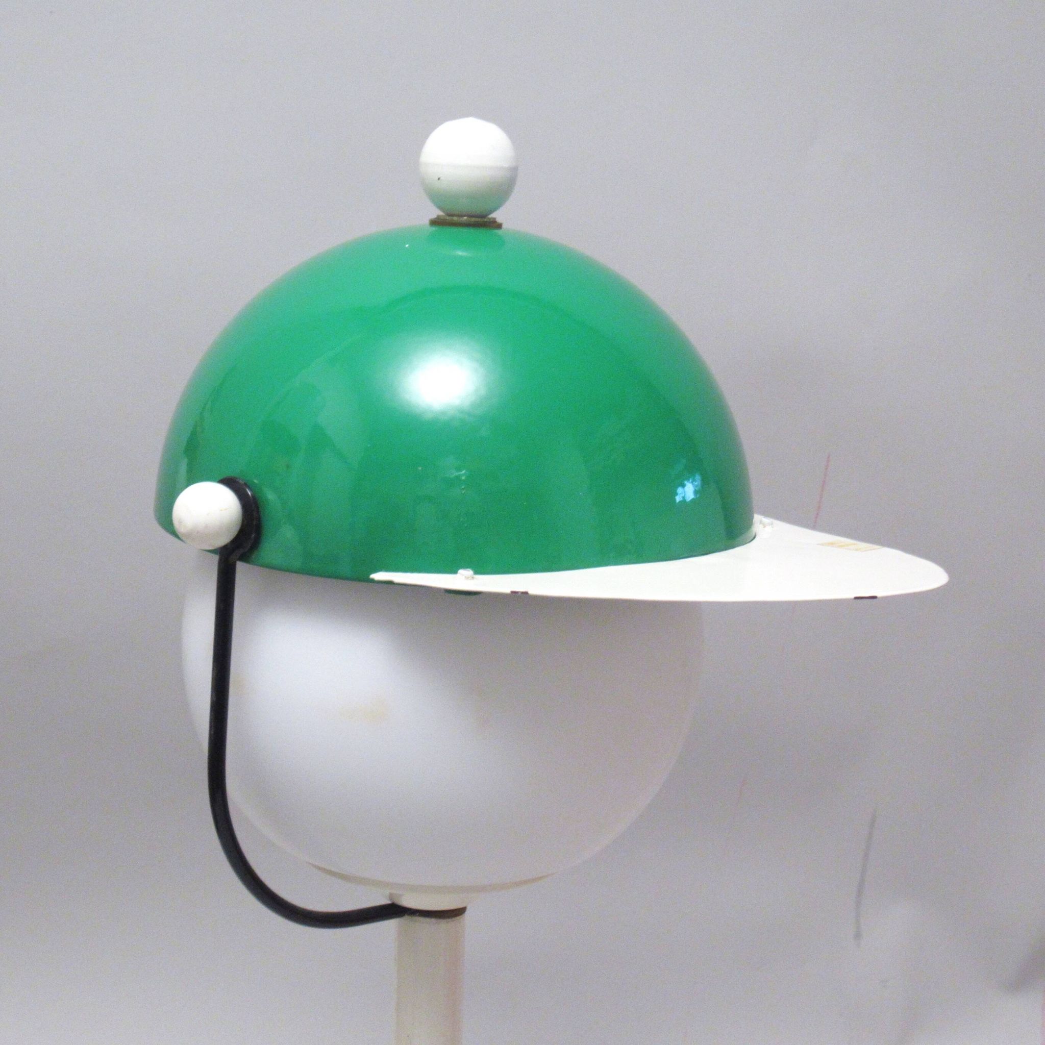 Lampe casquette italienne Arti e Mestieri années 80