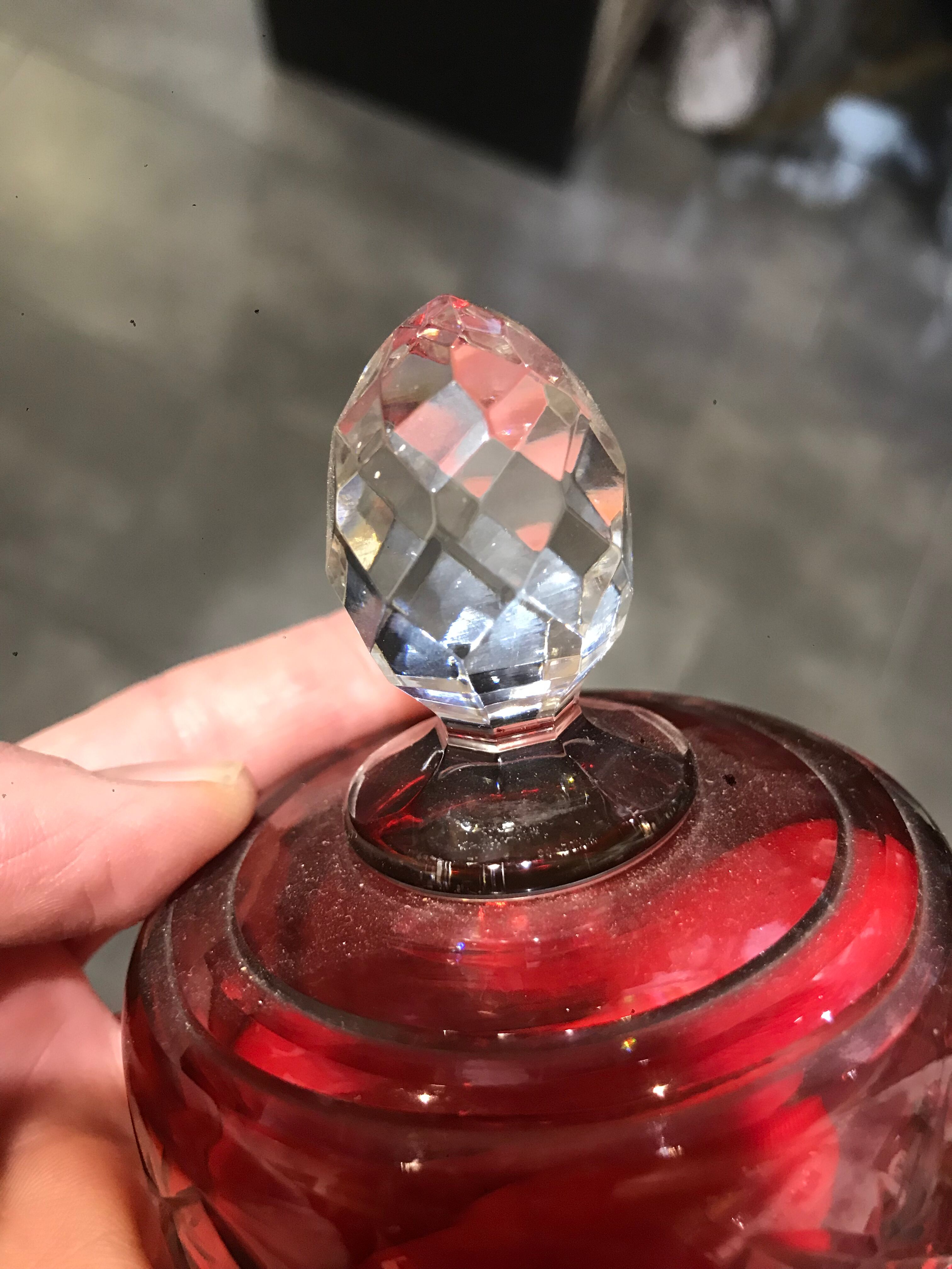 St. Louis crystal pot