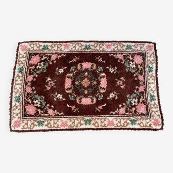 Tapis bohème pure laine, années 70