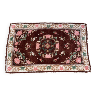 Tapis bohème pure laine, années 70