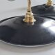 Paire d'appliques vintage en tôle émaillée