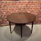 Table ronde pliable en bois