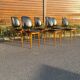 Set of 6 Baumann Pegasus chairs