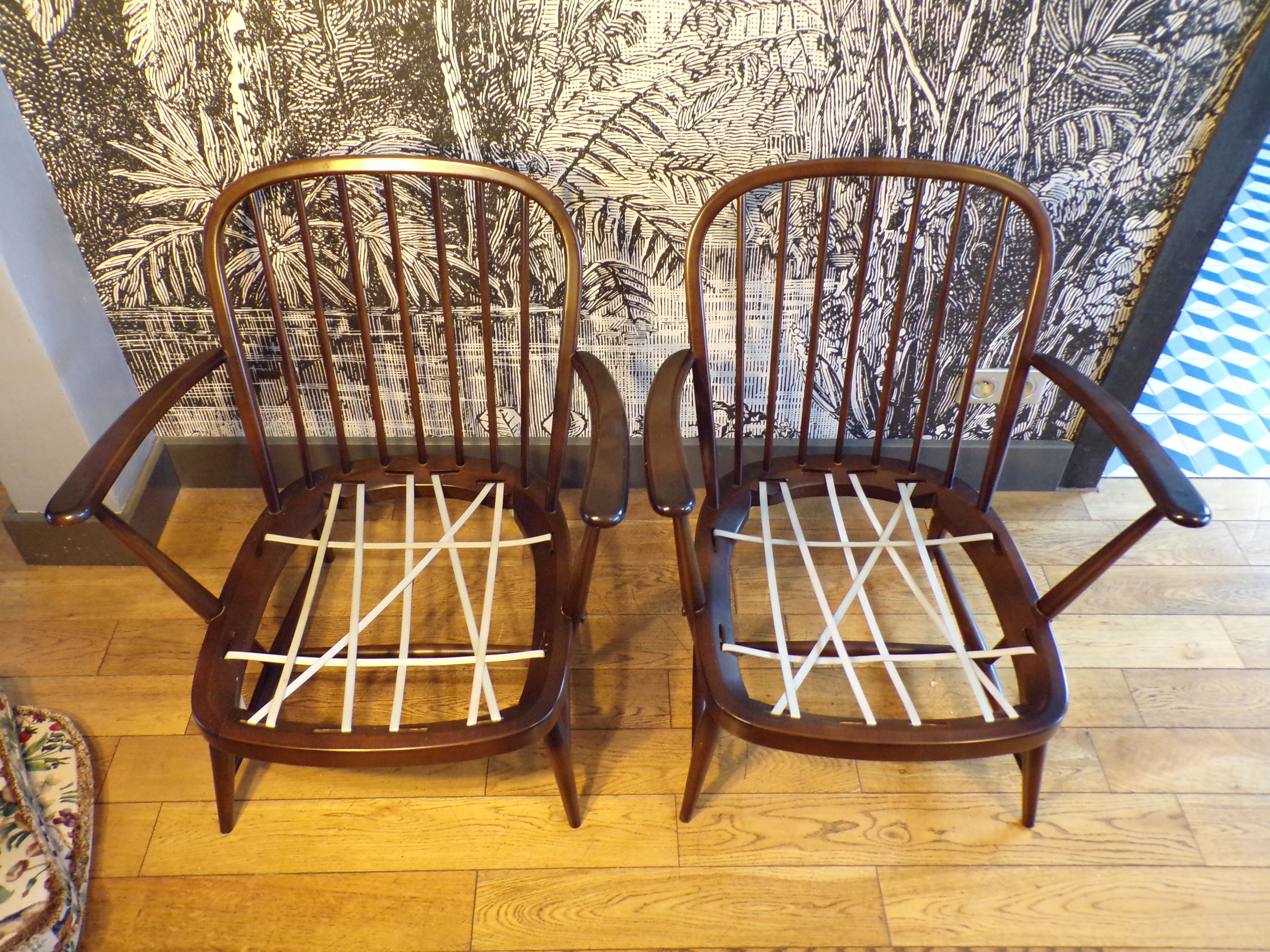 Pair of armchairs Windsor Ercol