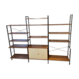 Modular vintage shelves of the 60s with box