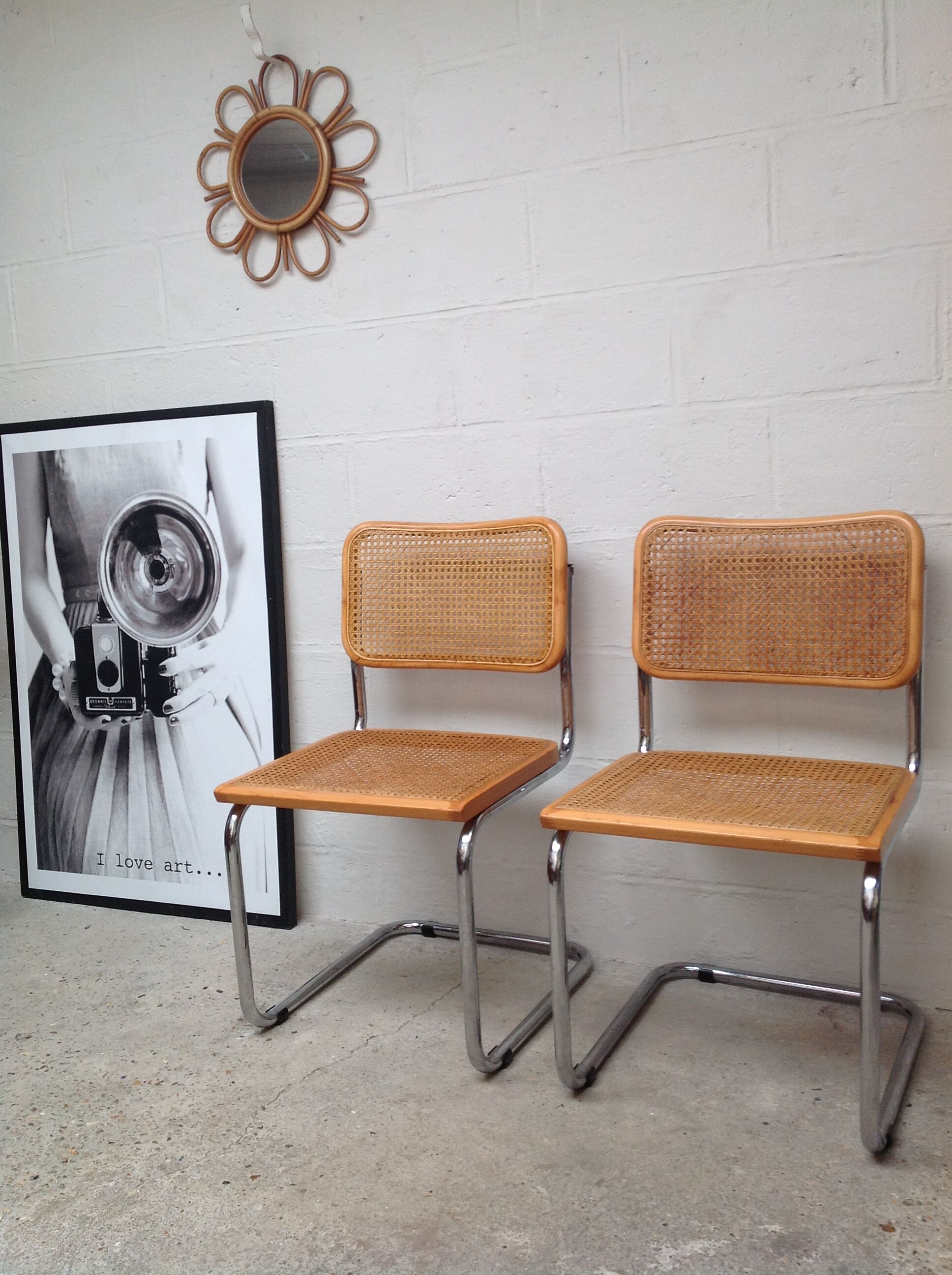 Chairs Marcel Breuer Cesca B32